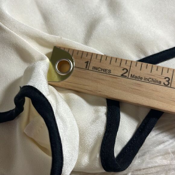 L Academie shorts Womens Sz small Silk Chiffon Elastic waist band Pull on New - Picture 8 of 12